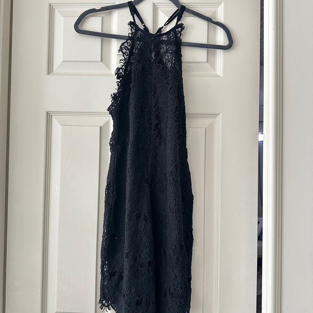 free people lace mini dress